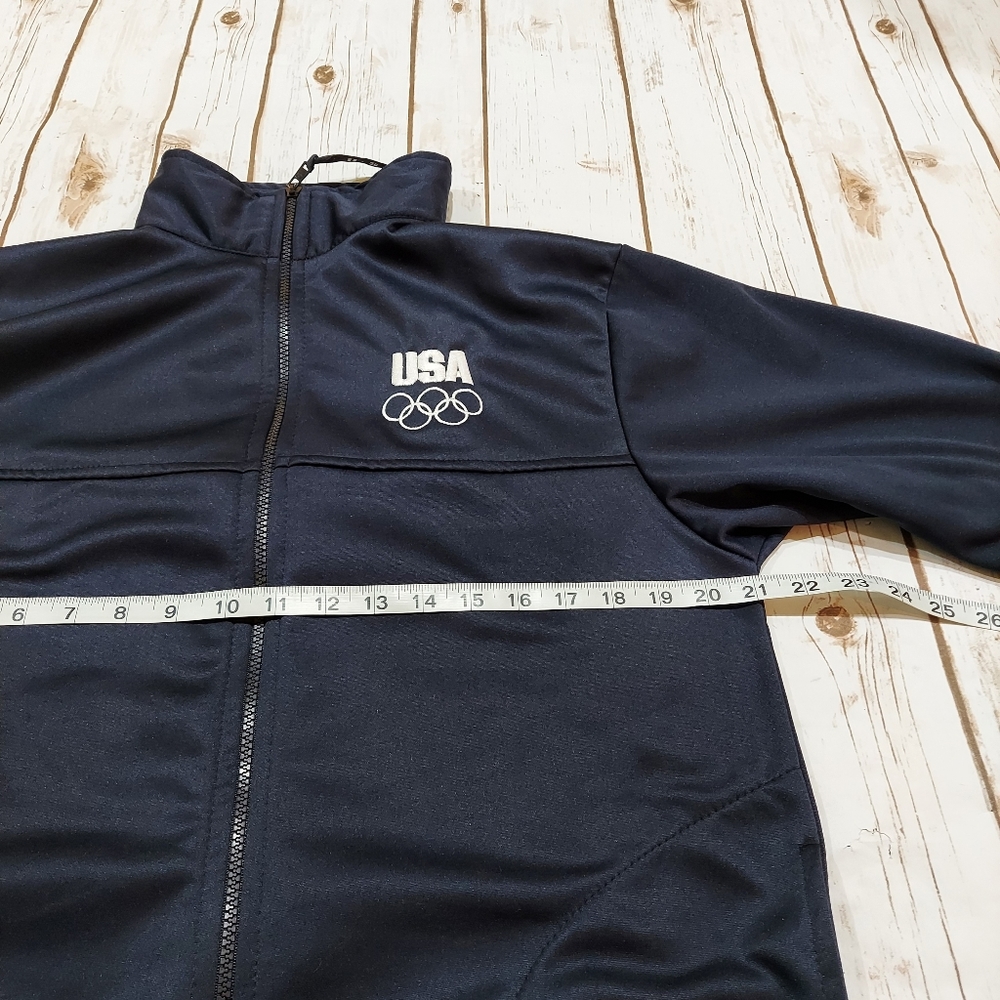 USA Olympic Navy Warmup Full Zip Jacket - Picture 10 of 13